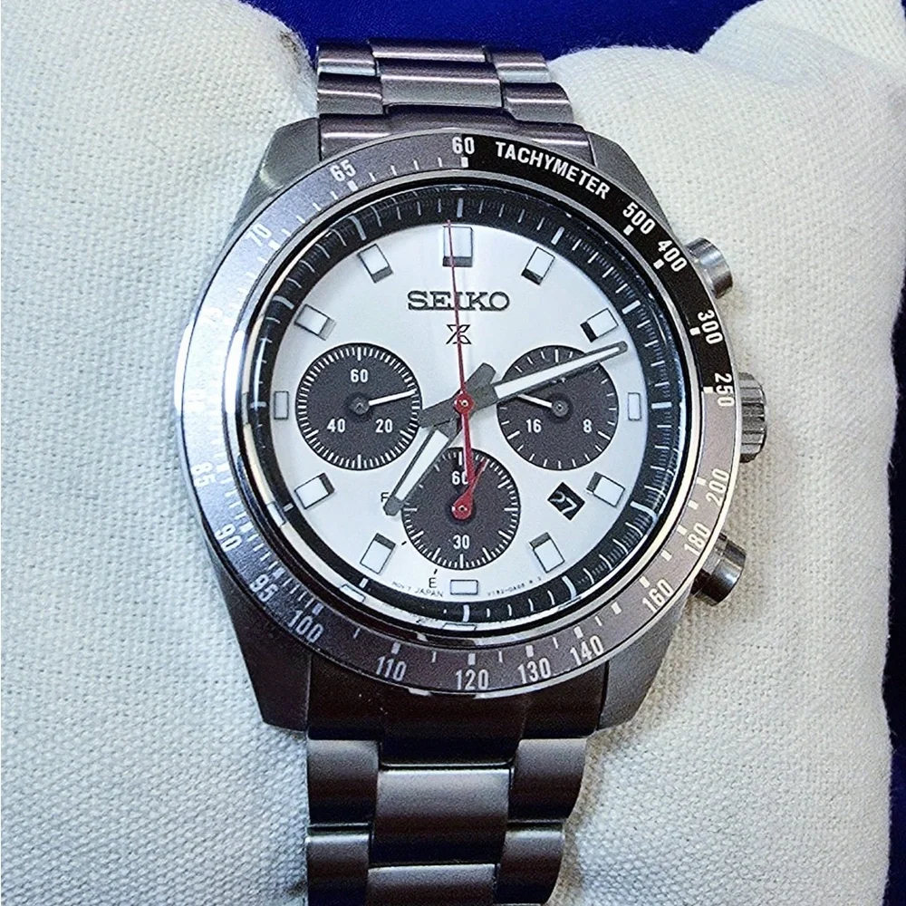 Seiko Prospex Speedtimer Solar Luxury Chrono Mens Watch